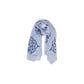 Blue Polyester Scarf