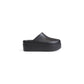 Black Synthetic Sandal