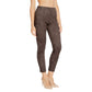 Brown Polyester Jeans & Pant