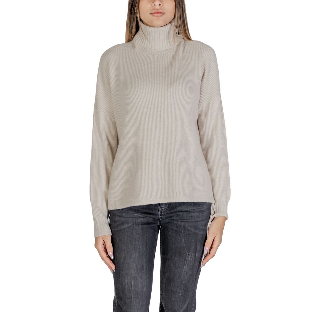 Beige Viscose Sweater