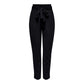 Black Polyester Jeans & Pant