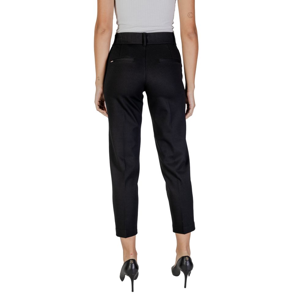 Black Viscose Jeans & Pant