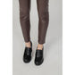 Brown Polyester Jeans & Pant