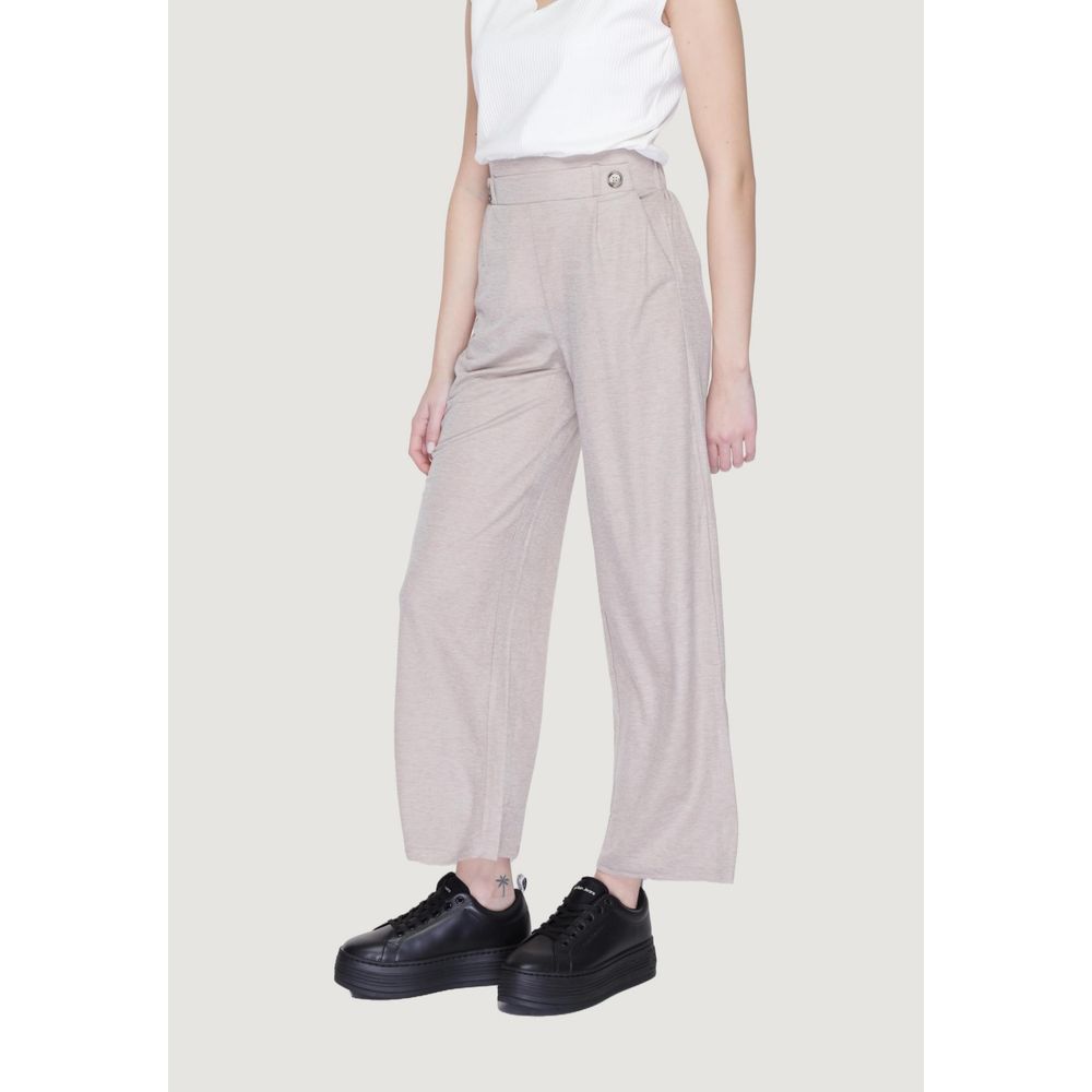 Gray Viscose Jeans & Pant