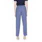 Blue Polyester Jeans & Pant