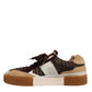 Multicolor Miami Leather Low Top Sneakers Shoes