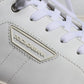 White Leather Mid Top Men Sneakers Shoes