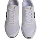 White Logo Leather Casual Men Sneakers Shoes