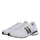 White Logo Leather Casual Men Sneakers Shoes