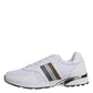 White Logo Leather Casual Men Sneakers Shoes