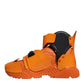 Orange Multi Panel Chunky High Top Sneakers Shoes