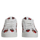 White Devil Face Portofino Sneakers Shoes