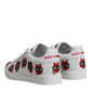 White Devil Face Portofino Sneakers Shoes