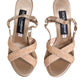 Beige Keira Slingback Heels Sandals Shoes