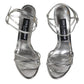 Silver Keira Ankle Strap Sandals Shoes