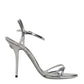 Silver Keira Ankle Strap Sandals Shoes