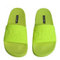 Green Rubber Slides Sandals Beachwear Shoes