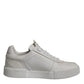 White Miami Leather Low Top Sneakers Shoes