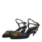 Black Pineapple Bellucci Heels Sandals Shoes