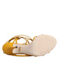 Yellow Flower Applique Keira Sandals Shoes