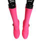 Pink Nylon Crystal Vally High Boots Shoes