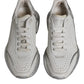 White Silver Daymaster Low Top Sneakers Shoes