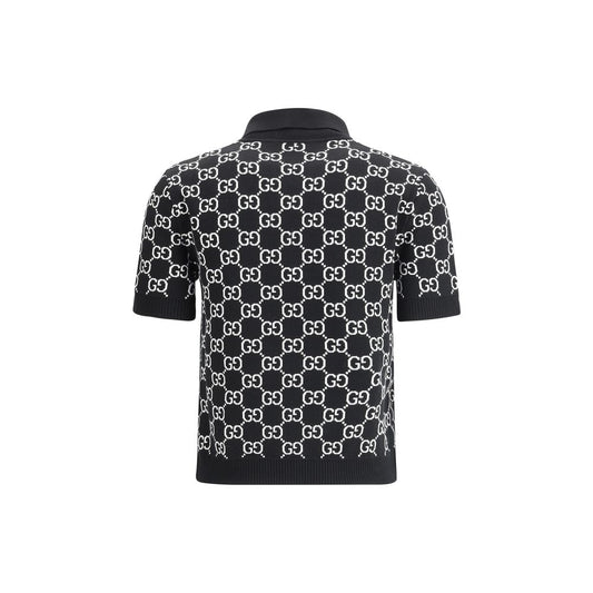 GG wool jacquard Polo Top