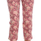 Elegant Floral Brocade Pants