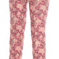 Elegant Floral Brocade Pants