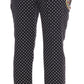 Elegant Polka Dot Embellished Trousers