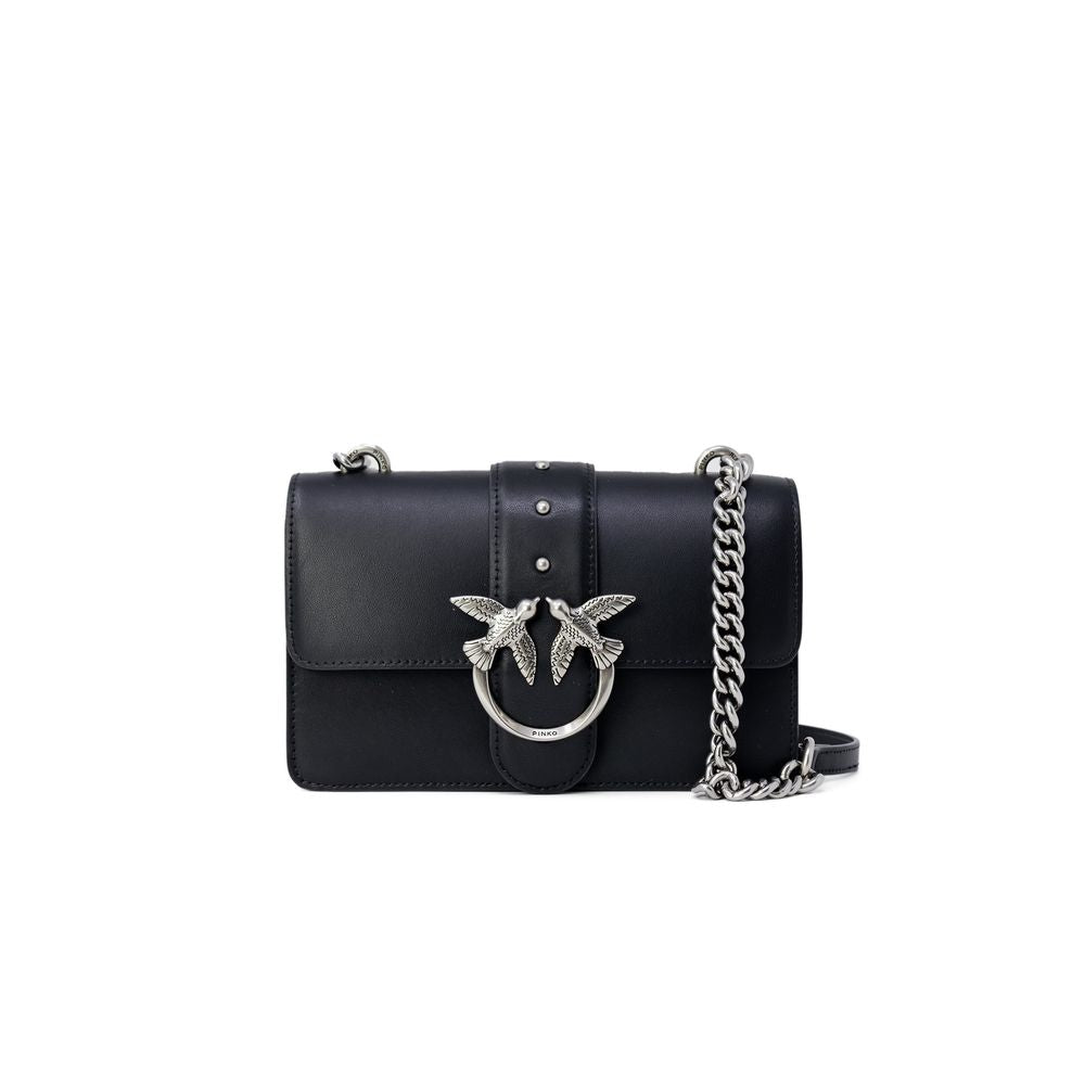 Black Polyester Handbag