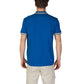 Blue Cotton Polo Shirt