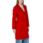 Red Polyester Jackets & Coat