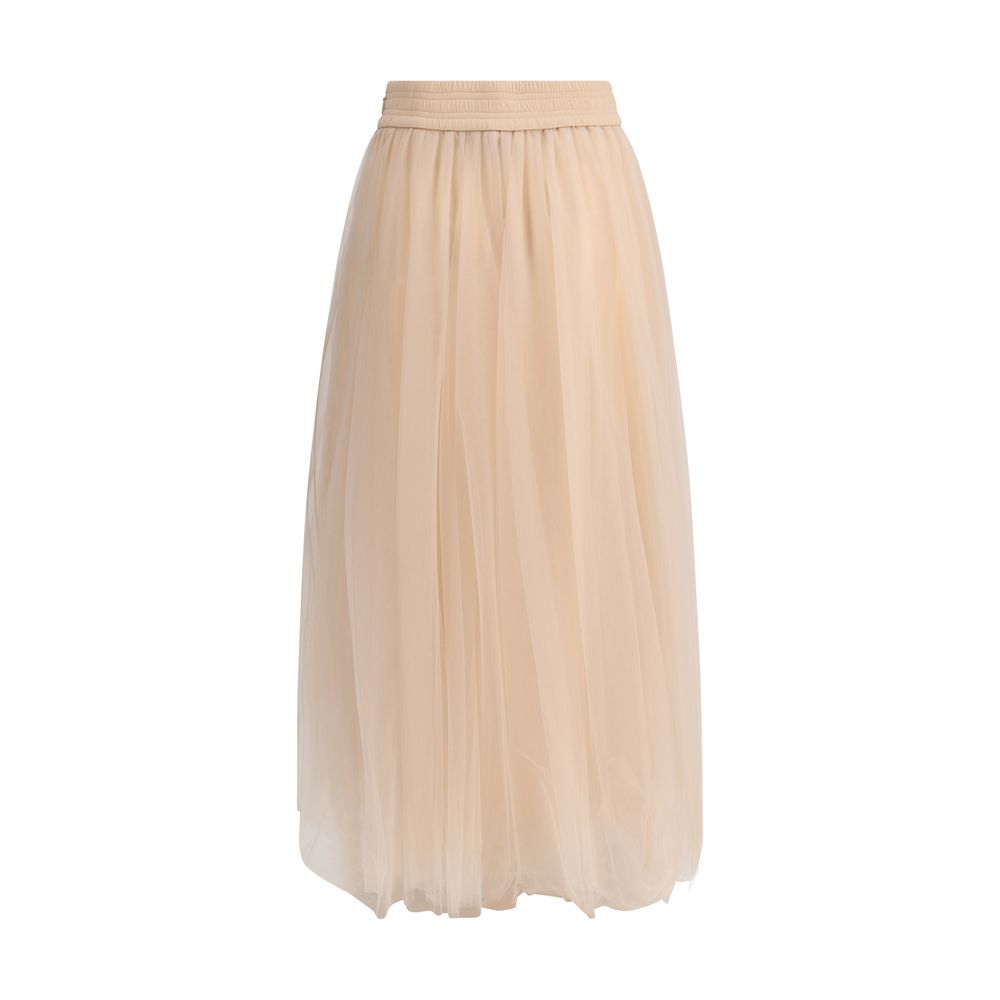 tulle Midi Skirt