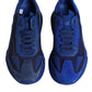 Blue Leather Daymaster Low Top Sneakers Shoes