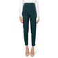 Green Polyester Jeans & Pant