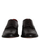 Black Calfskin Leather Derby Men Dress Shoes