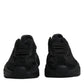 Black Leather Daymaster Low Top Sneakers Shoes