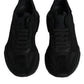 Black Leather Daymaster Low Top Sneakers Shoes