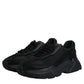 Black Leather Daymaster Low Top Sneakers Shoes