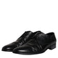 Black Patent Leather Derby Men Dress Shoes