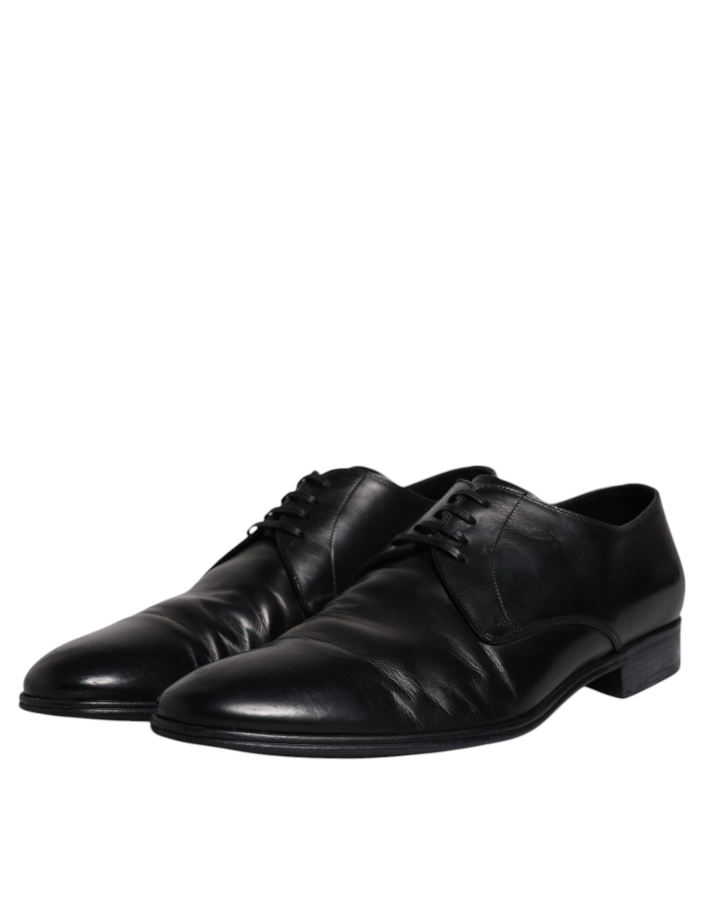 Black Patent Leather Derby Men Dress Shoes