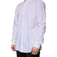 White Cotton Long Sleeve MARTINI Dress Shirt