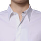 White Cotton Long Sleeve SICILIA Dress Shirt