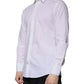 White Cotton Long Sleeve Formal Dress Shirt