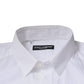 White Cotton Long Sleeve Formal Dress Shirt