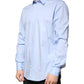 Light Blue Cotton Slim Fit MARTINI Dress Shirt