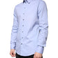 Light Blue Cotton Slim SICILIA Dress Shirt