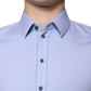 Light Blue Cotton Slim Fit SICILIA Dress Shirt