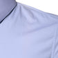 Light Blue Cotton Slim Fit SICILIA Dress Shirt